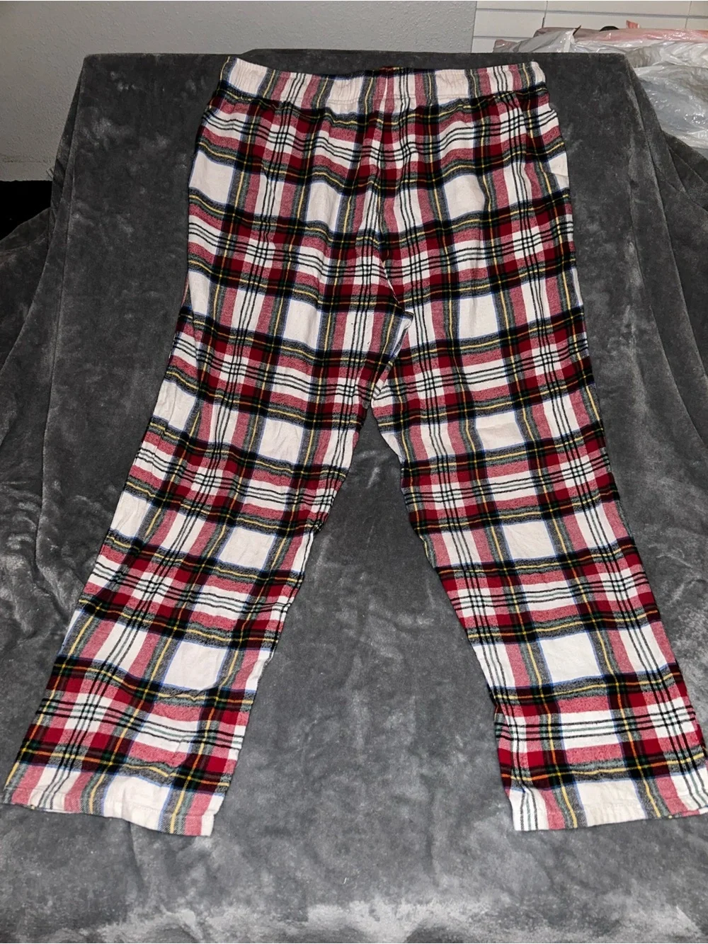 Red Plaid Pajama Pants - Cozy Sleepwear